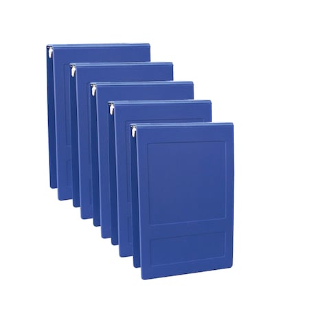 Omnimed 1 Inch Top Open 3 Ring Binder In Blue, PK5 205003-BL5